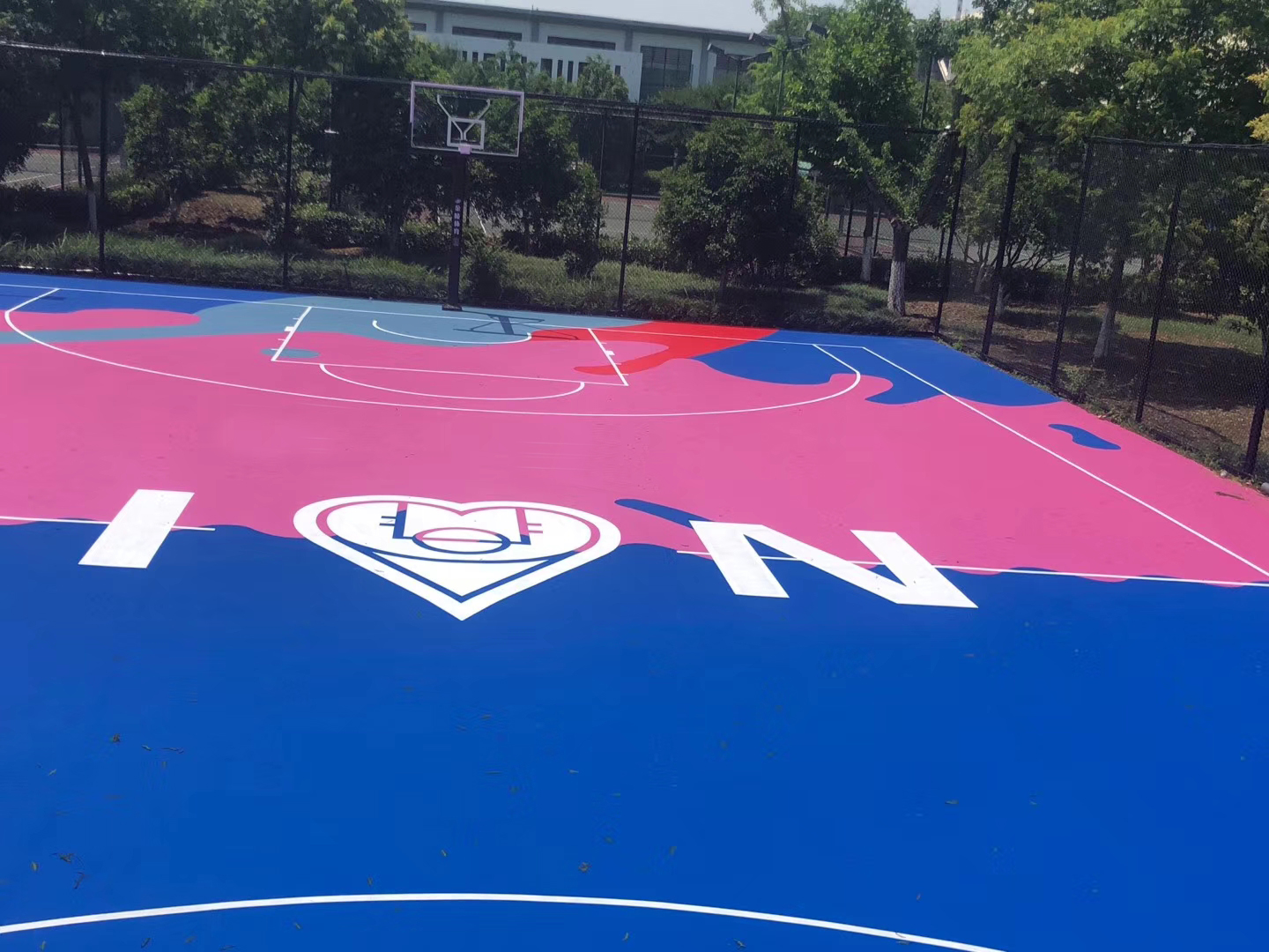 籃球硅pu場地