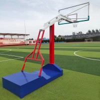 成人三色平箱仿液壓比賽籃球架