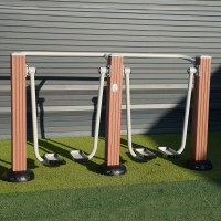 塑木雙人漫步機