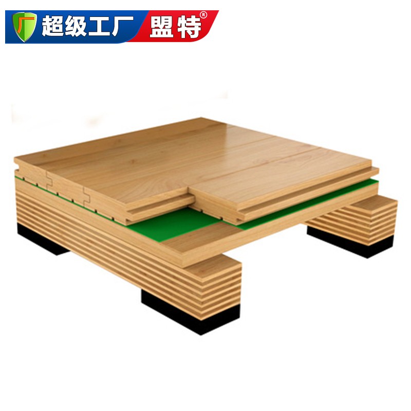 單層龍骨運動地板