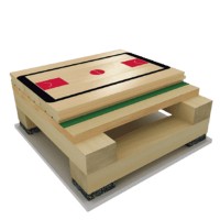 雙層龍骨運動地板