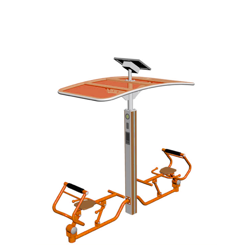 智能雙位背部按摩器 - leyu.樂魚官網校園健身路徑設備